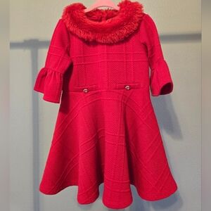 Toddler Girl Red Janie and Jack Holiday Dress